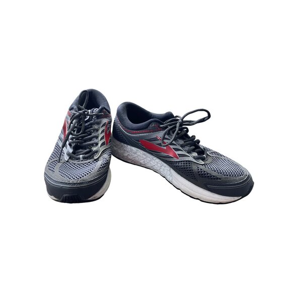 Brooks Addiction 13 Mens Gray & Red Running Shoes Sneakers Size 9.5W SKU 8600 - Picture 1 of 16